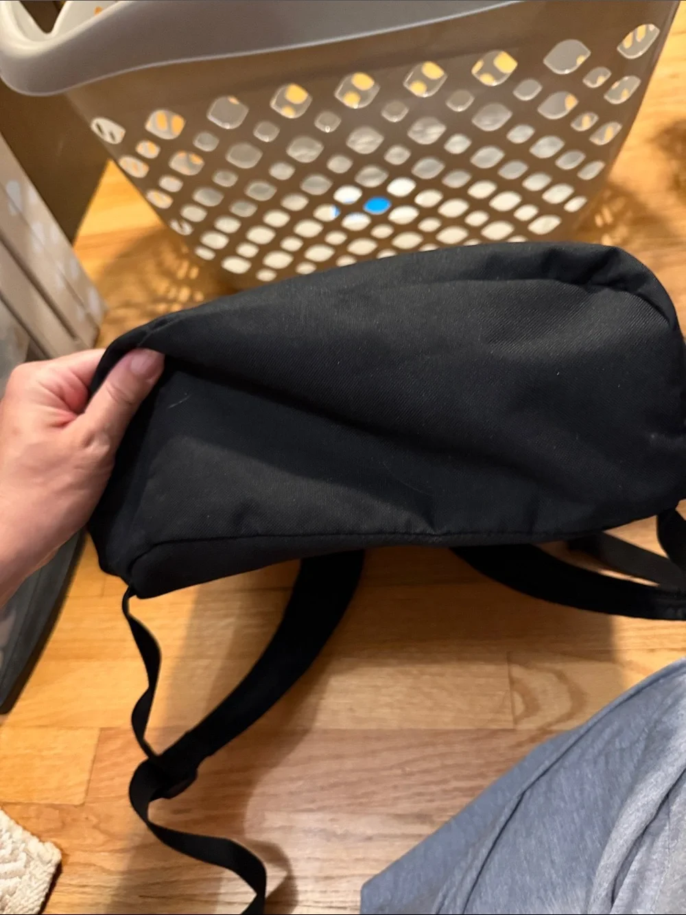 Nike Black Backpack with White NIKE Logo